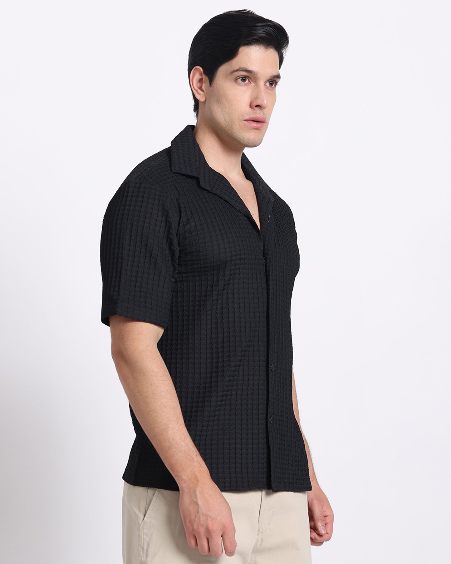 Black Waves Comfort Fit Shirt