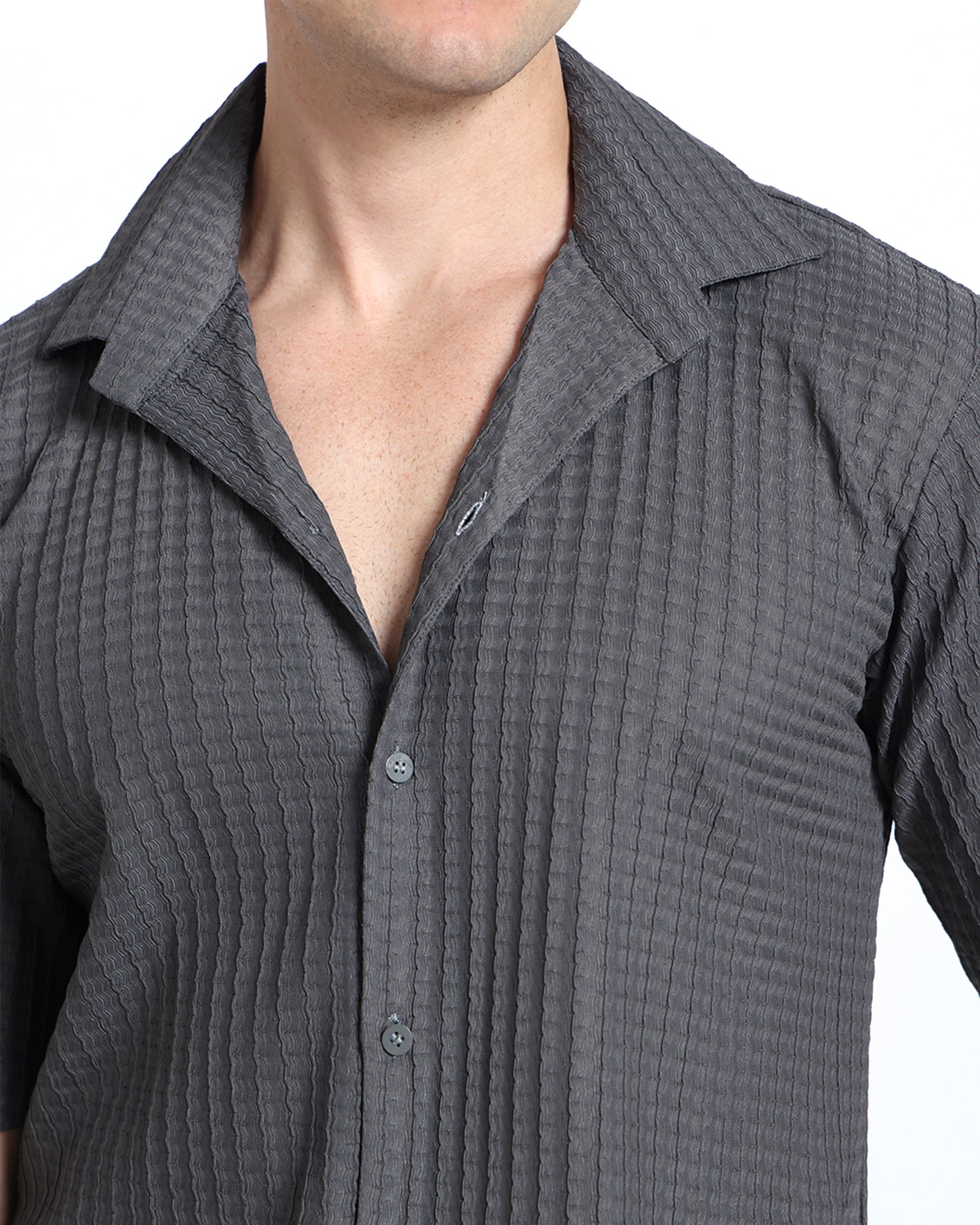 Grey Waves Comfort Fit Shirt