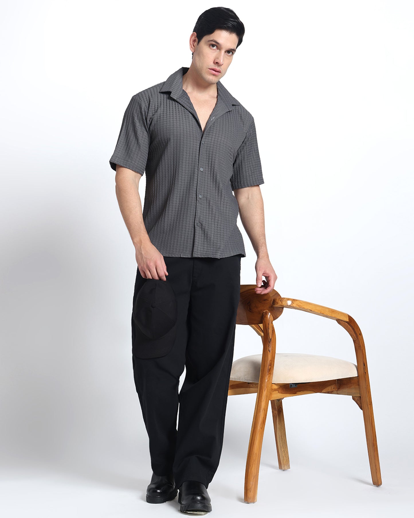 Grey Waves Comfort Fit Shirt