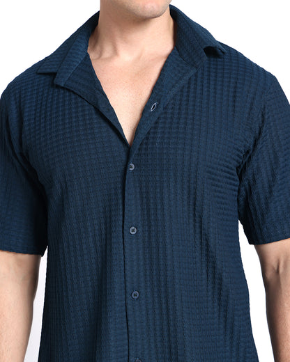 Blue Waves Comfort Fit Shirt
