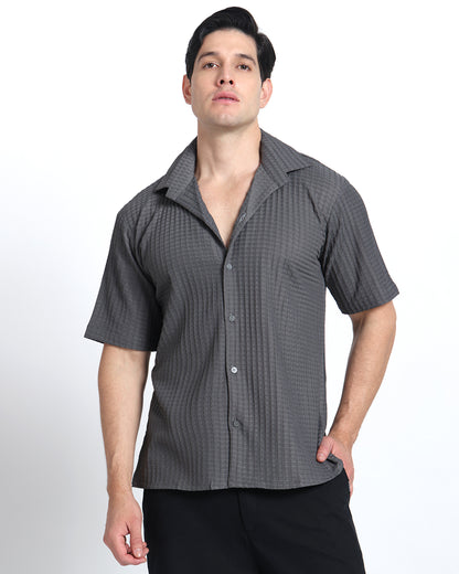 Grey Waves Comfort Fit Shirt