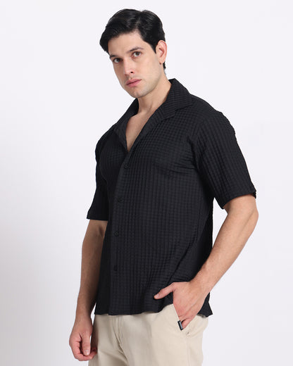 Black Waves Comfort Fit Shirt