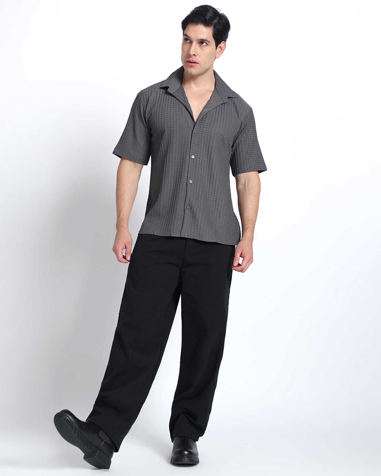 Grey Waves Comfort Fit Shirt