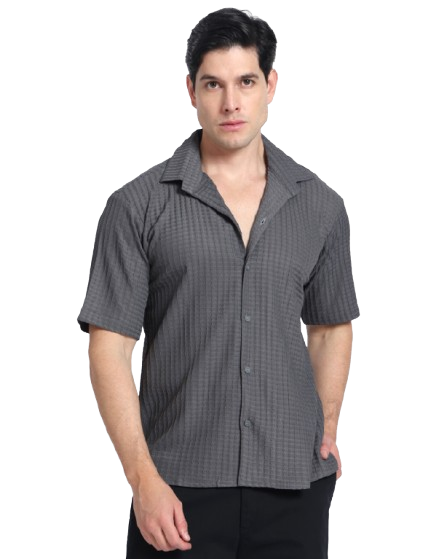 Grey Waves Comfort Fit Shirt