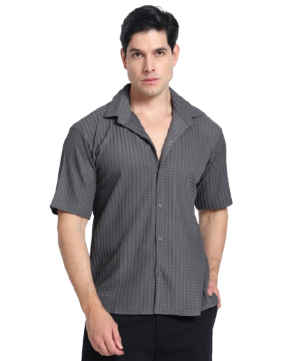 Grey Waves Comfort Fit Shirt