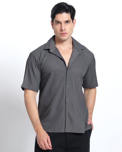 Grey Waves Comfort Fit Shirt