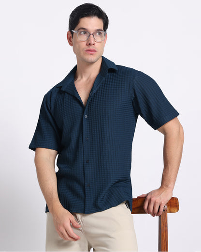 Blue Waves Comfort Fit Shirt