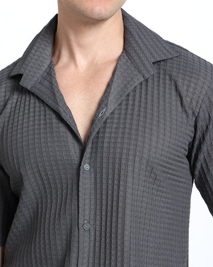 Grey Waves Comfort Fit Shirt