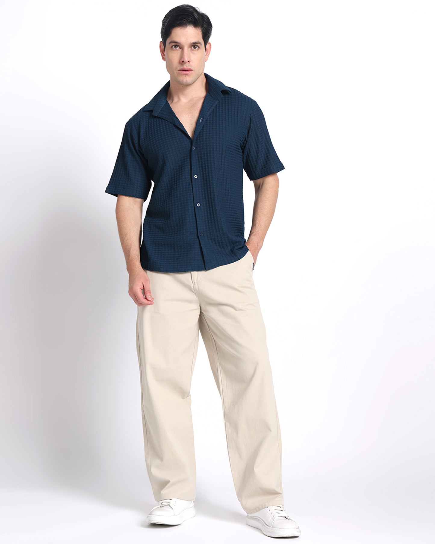 Blue Waves Comfort Fit Shirt